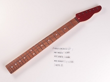 LUTHIER SPECIAL - XGP TE RW Neck 22 Stainless Frets, Ball Ends, Red Big Flake Metal Cap